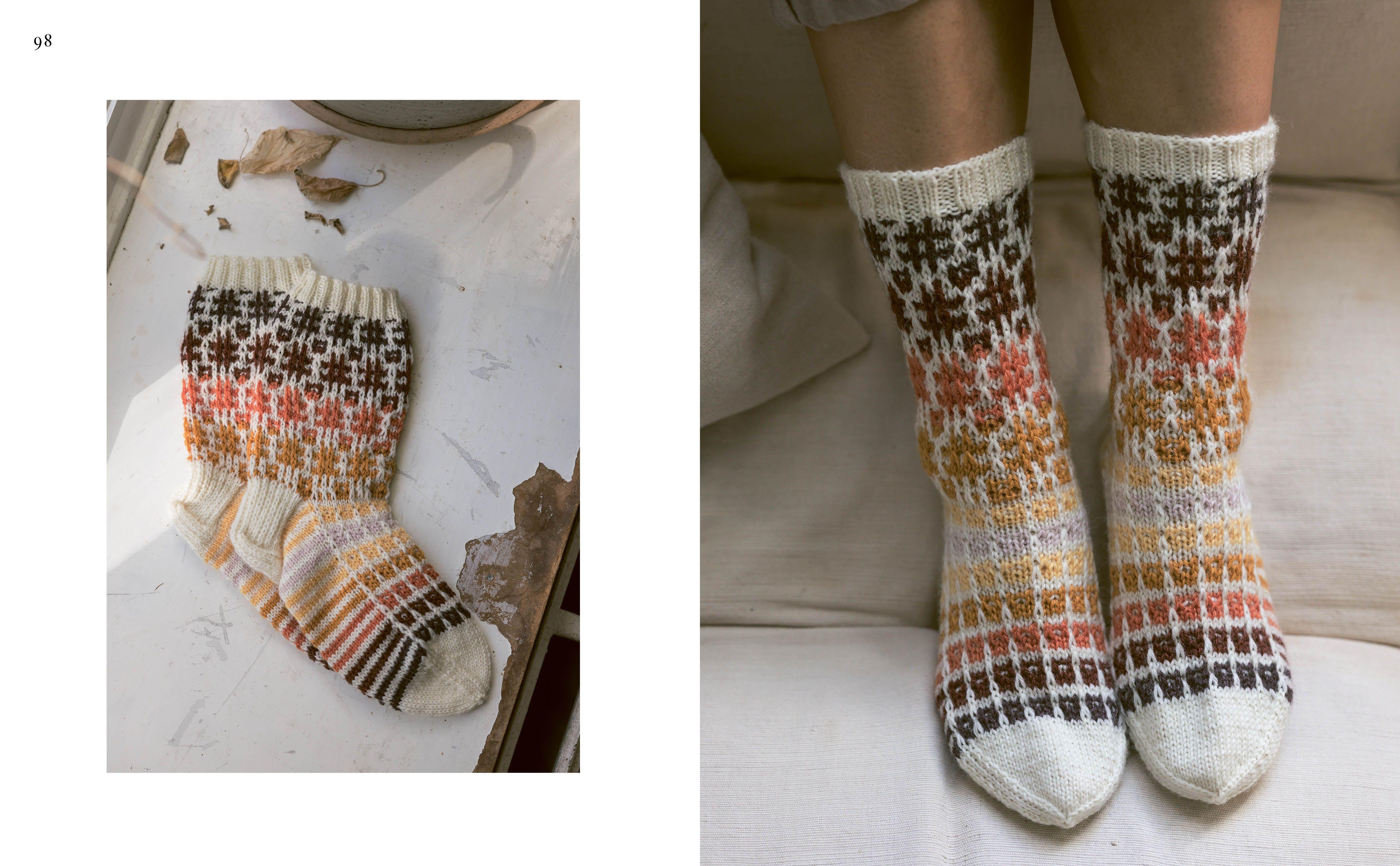 Beispielinhalt (Bild) Kuschelsocken aus Wollresten