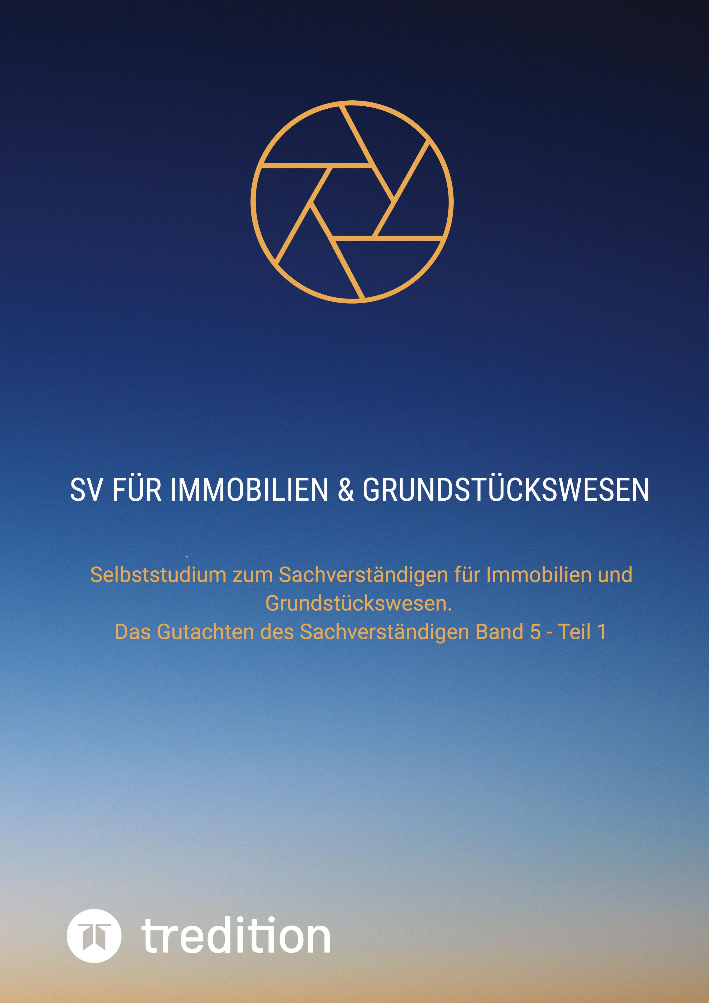 Vorderes Coverbild SV für Immobilien & Grundstückswesen