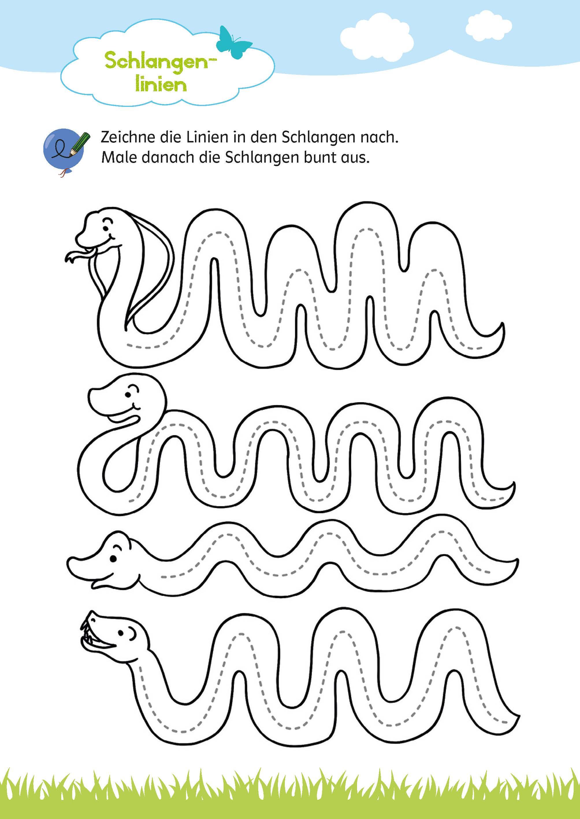 Beispielinhalt (Bild) Klett Mein großer bunter Vorschul-Rätselblock