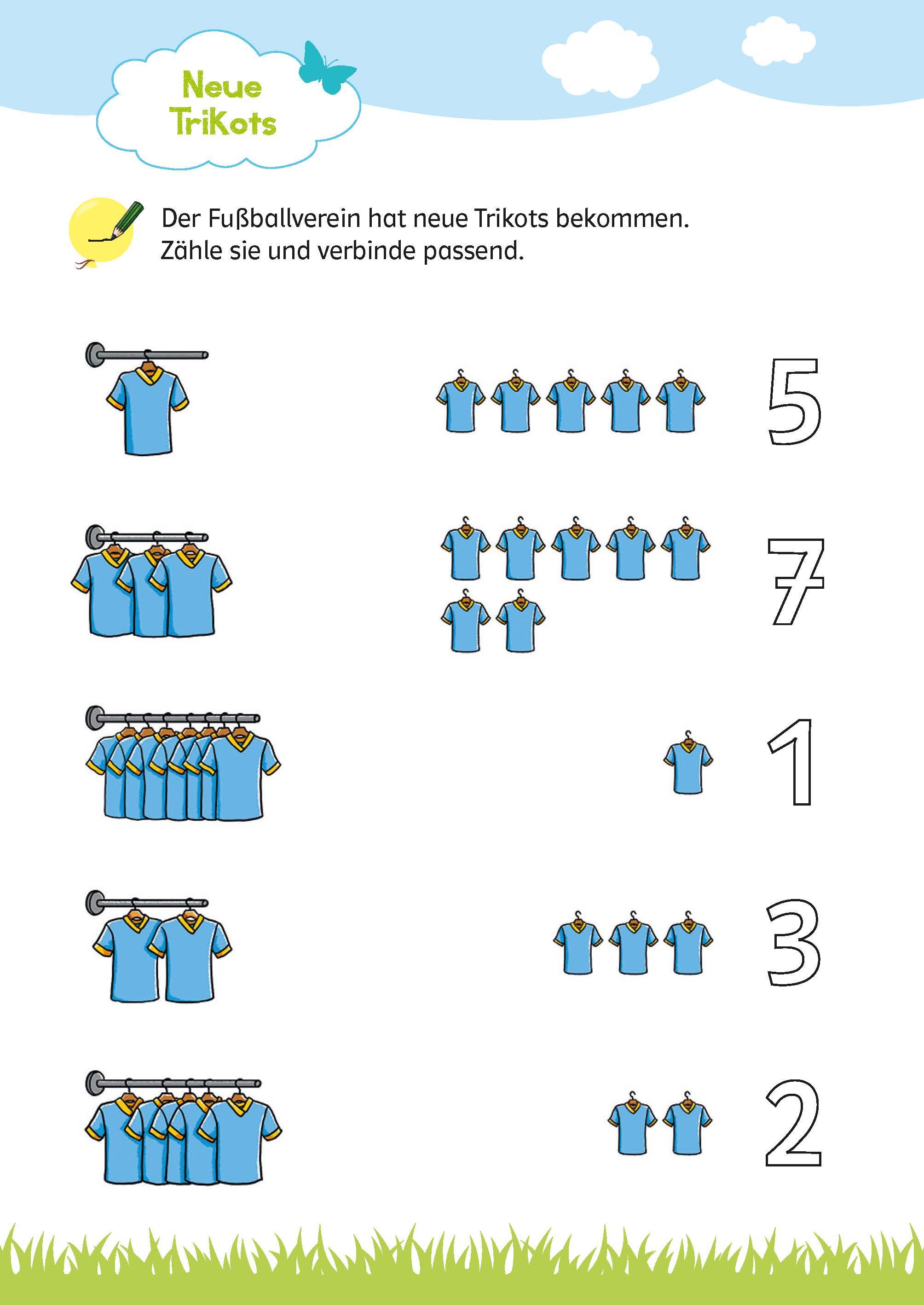 Beispielinhalt (Bild) Klett Mein großer bunter Vorschul-Rätselblock