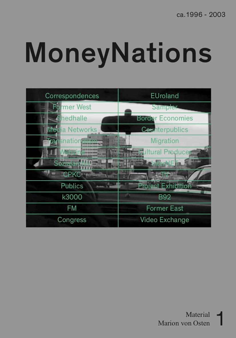 Vorderes Coverbild Material Marion von Osten 1: Money Nations