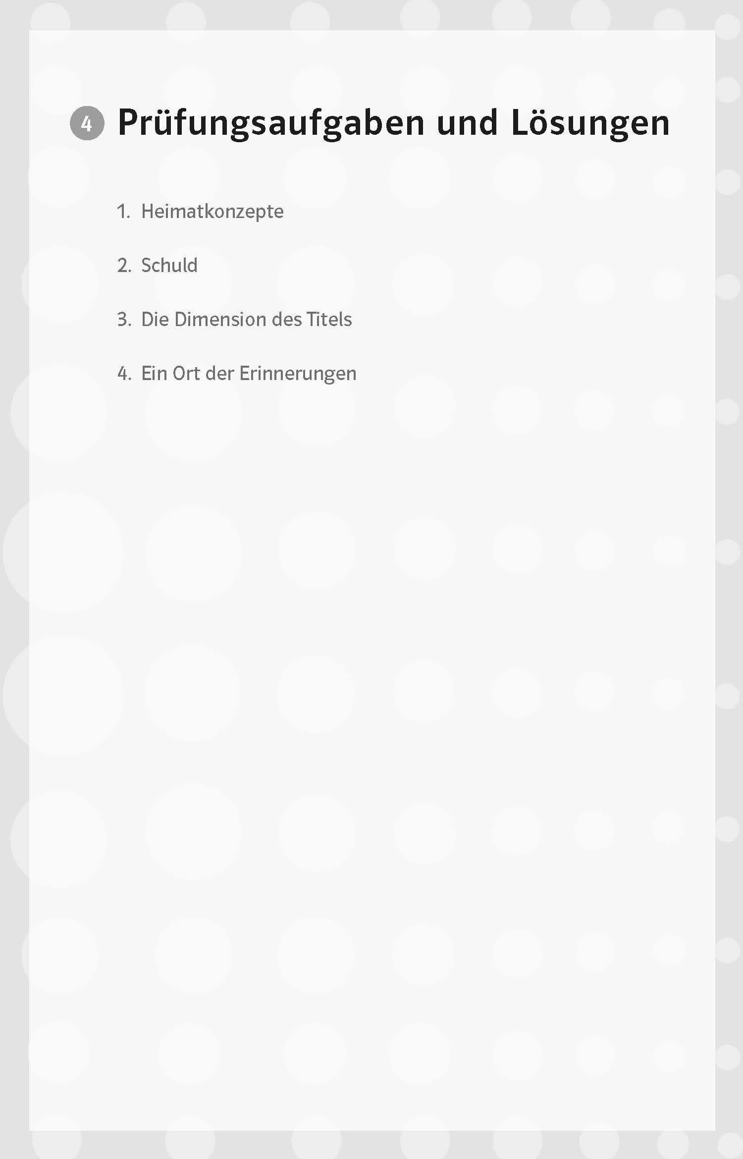 Beispielinhalt (Bild) Klett Lektürehilfen Jenny Erpenbeck, Heimsuchung