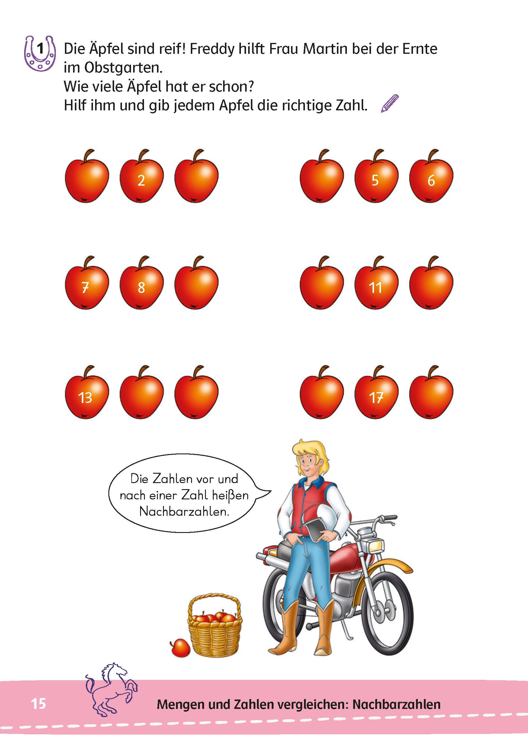 Beispielinhalt (Bild) Bibi & Tina: Lernrätsel Mathe ab 6 Jahren