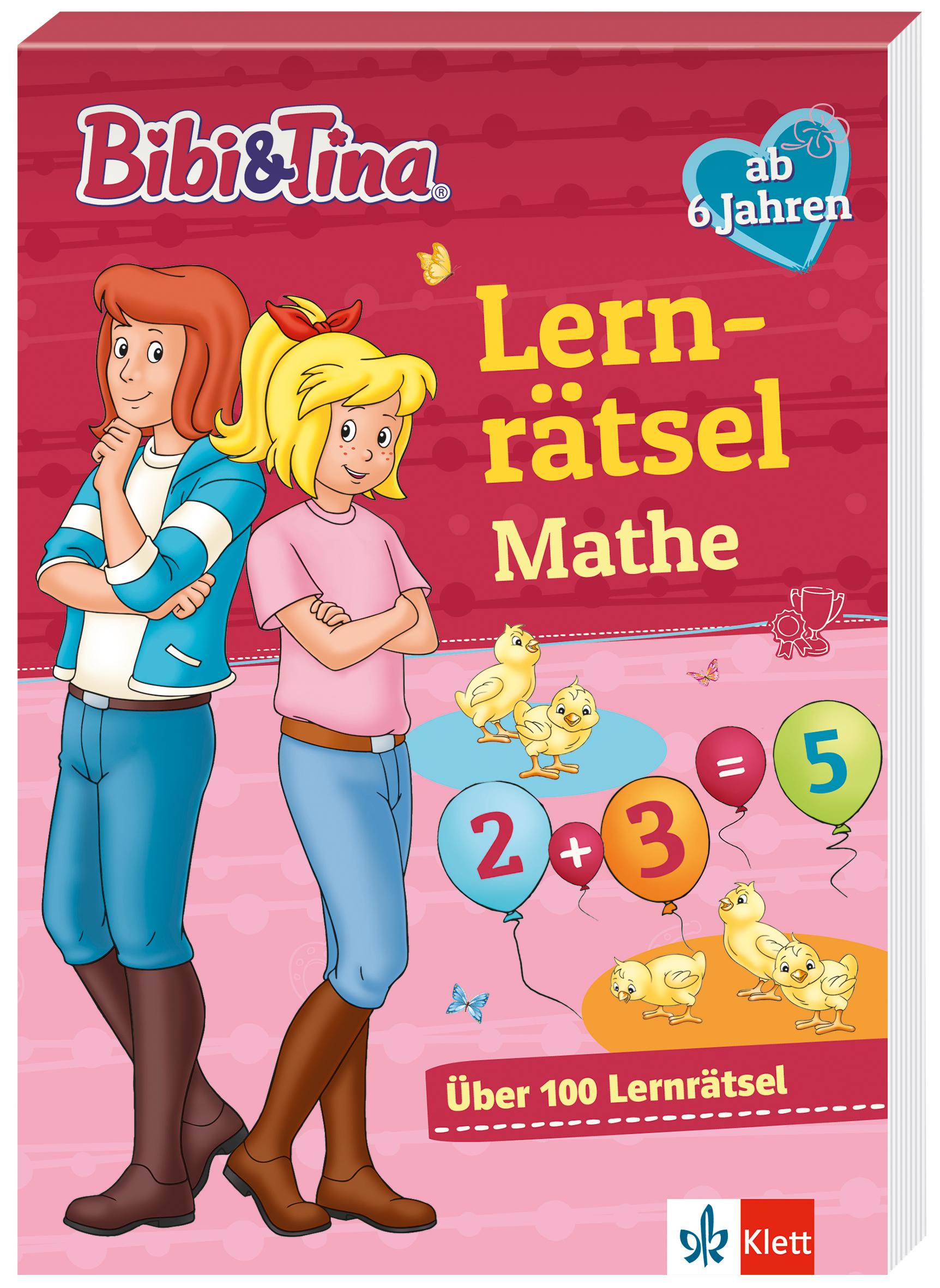Vorderes Coverbild Bibi & Tina: Lernrätsel Mathe ab 6 Jahren