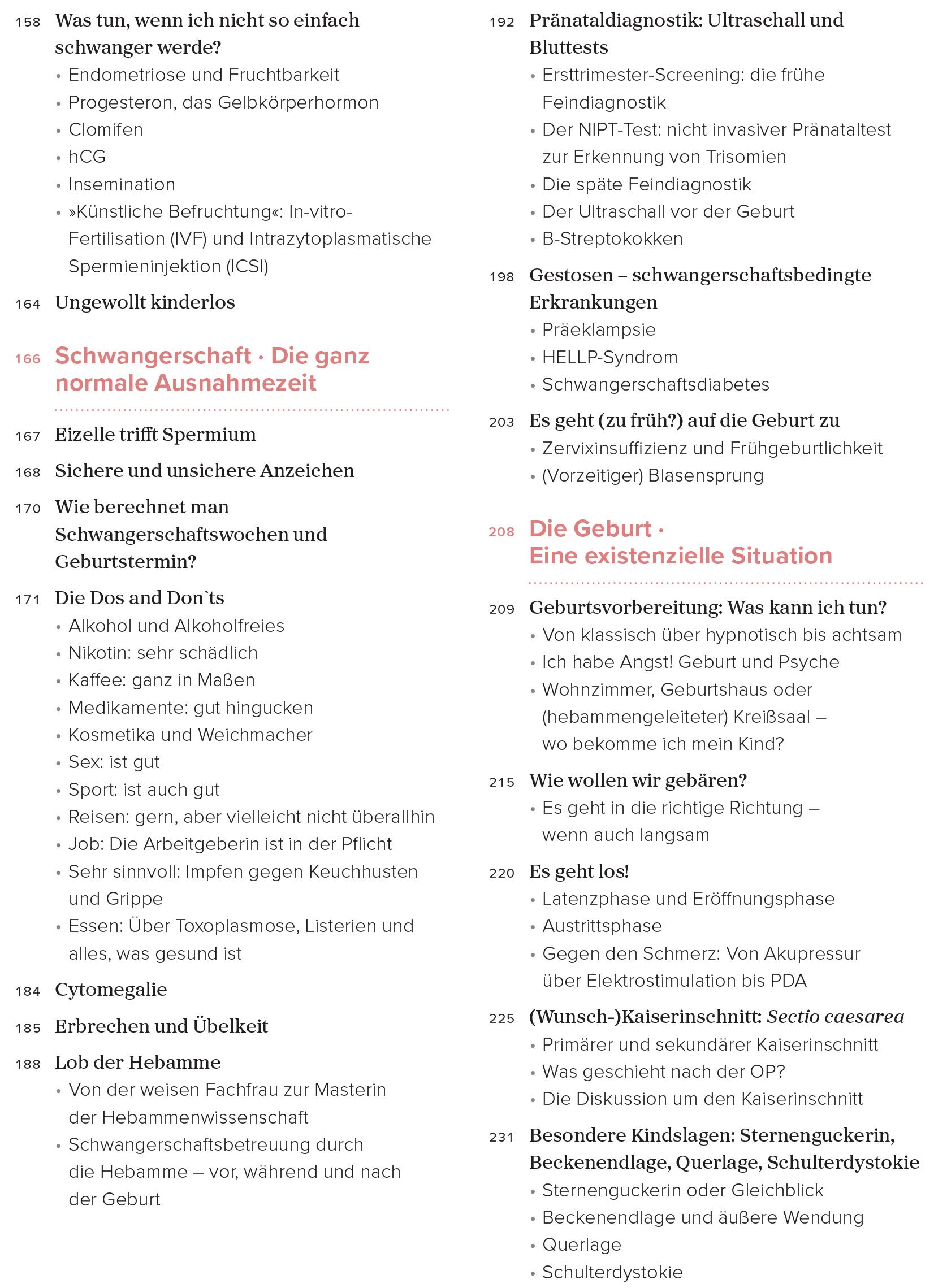 Beispielinhalt (Bild) Das große Gynbuch