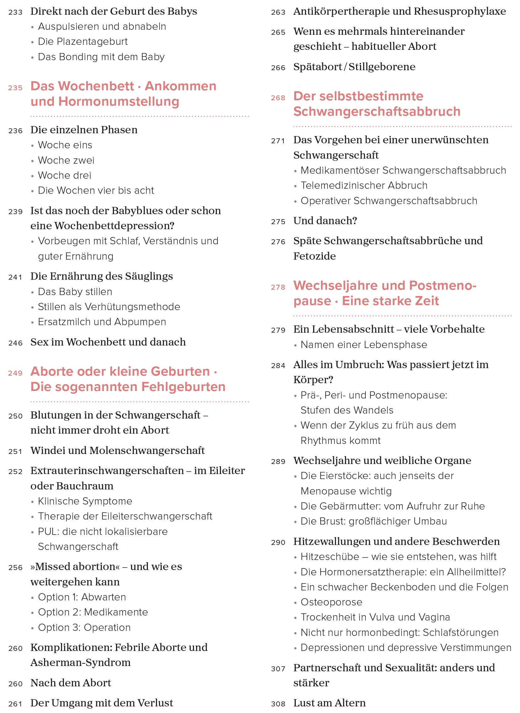 Beispielinhalt (Bild) Das große Gynbuch