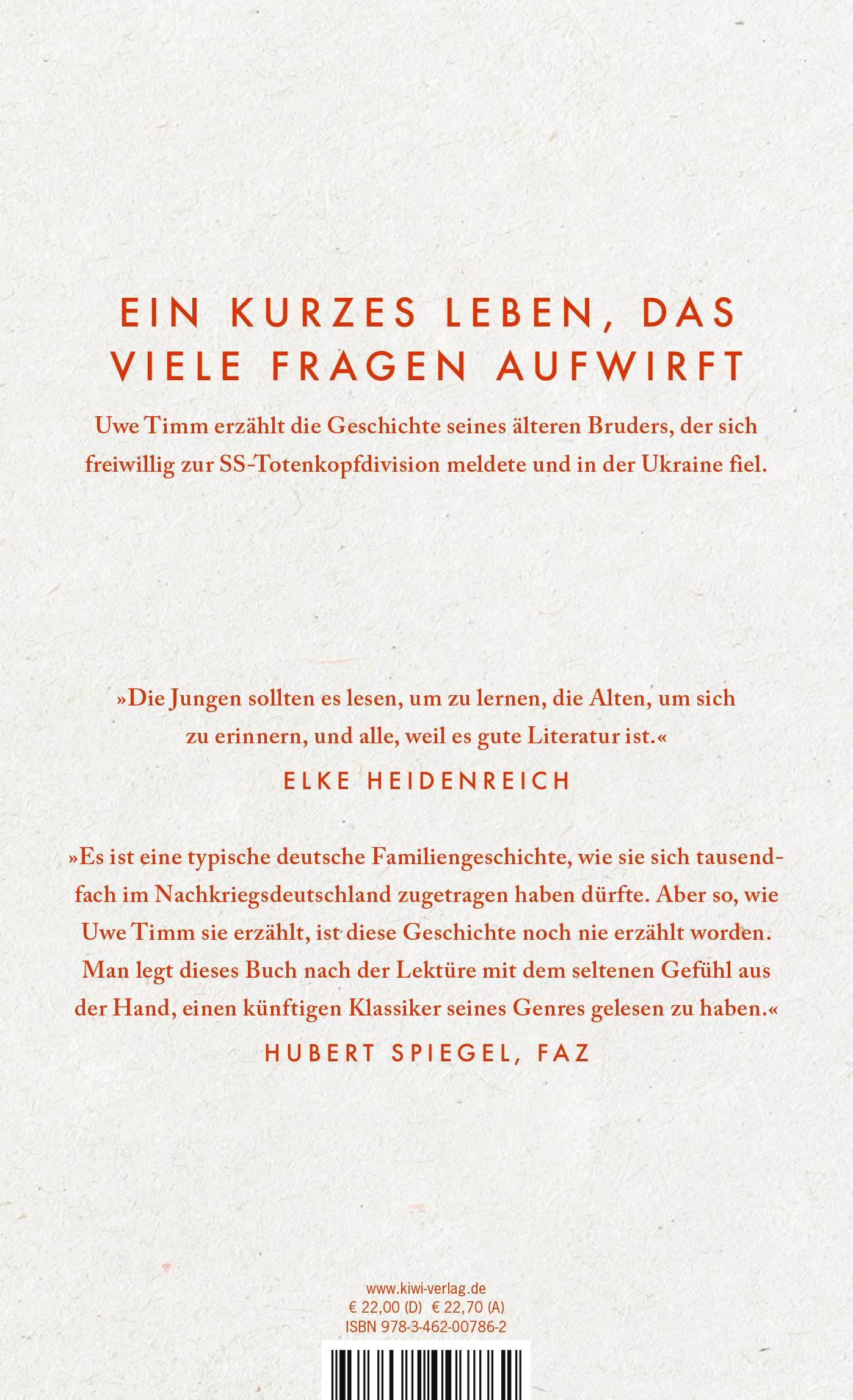 Rückseitencover Am Beispiel meines Bruders