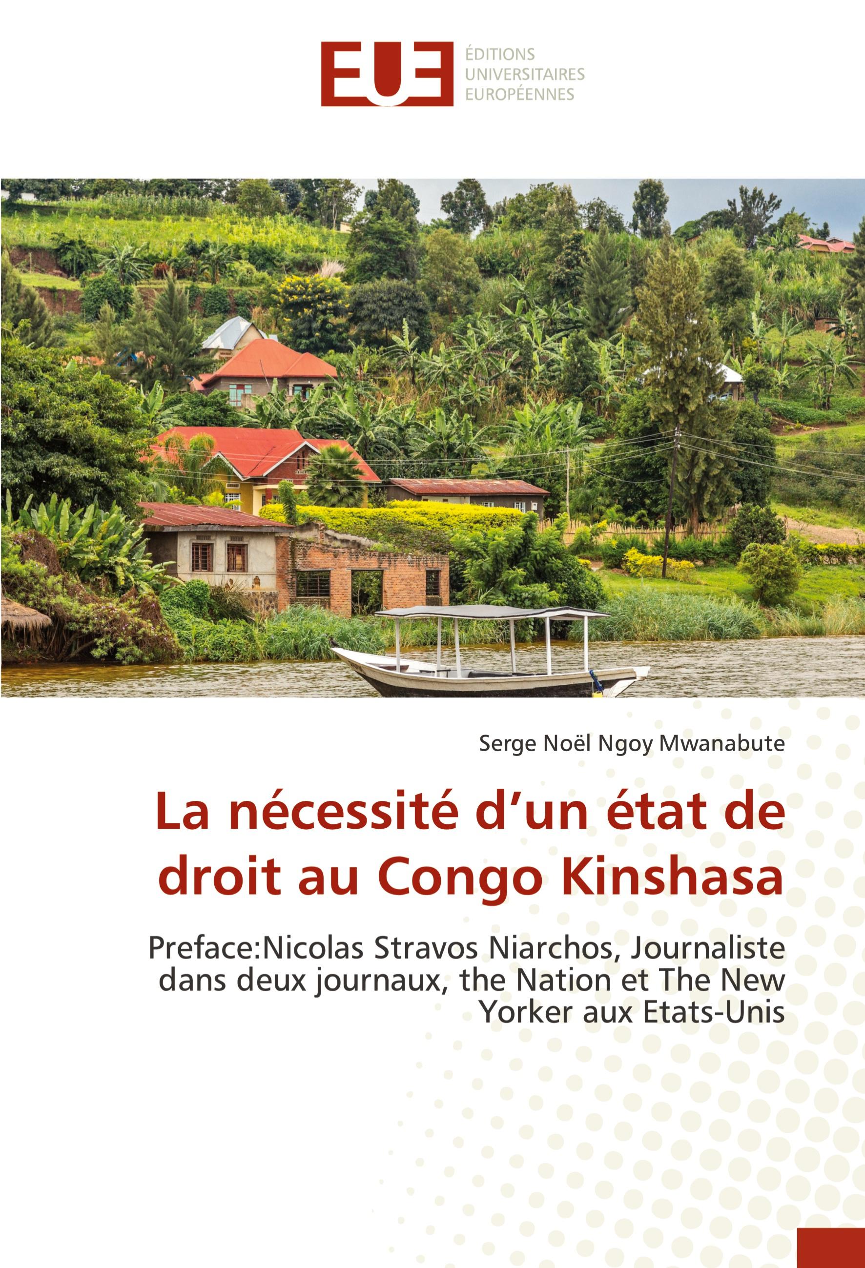 Vorderes Coverbild La nécessité d'un état de droit au Congo Kinshasa