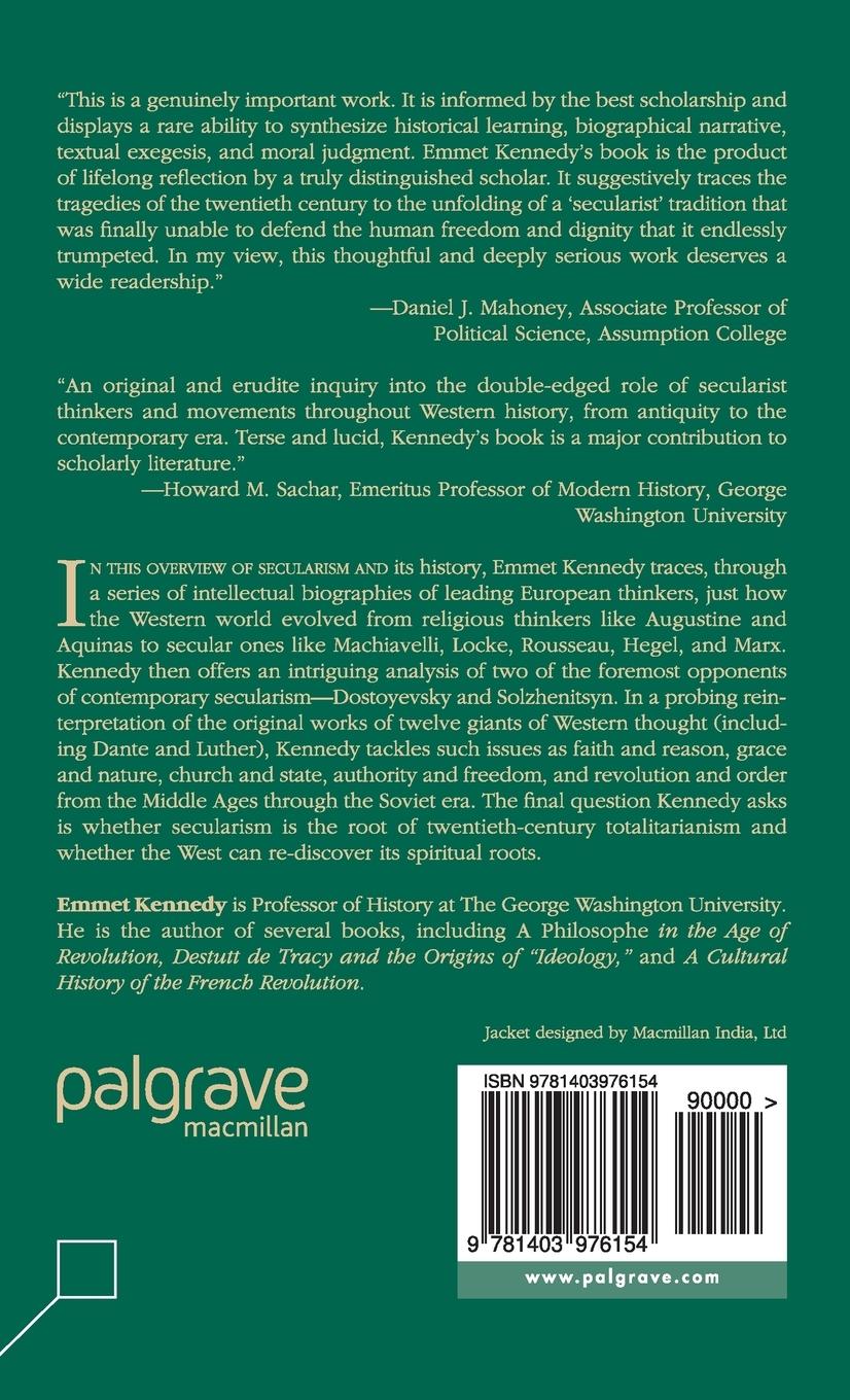 Rückseitencover Secularism and Its Opponents from Augustine to Solzhenitsyn