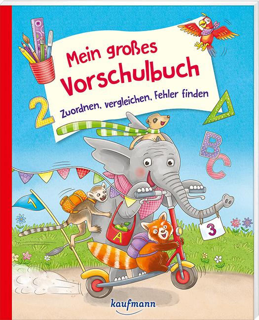 Vorderes Coverbild Mein großes Vorschulbuch - Zuordnen, vergleichen, Fehler finden