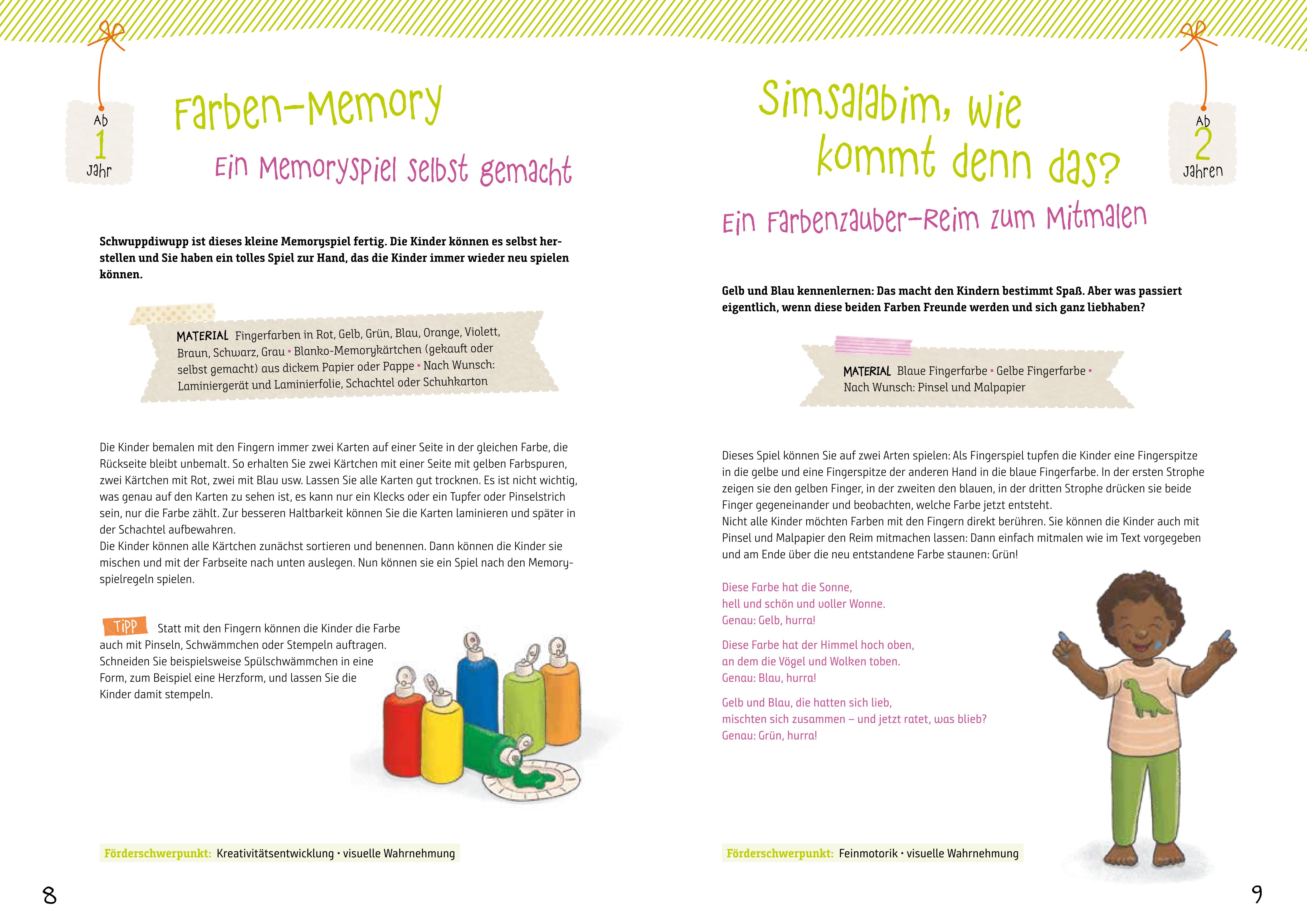 Beispielinhalt (Bild) Krippenkinder in Aktion - 10 tolle Mini-Projekte