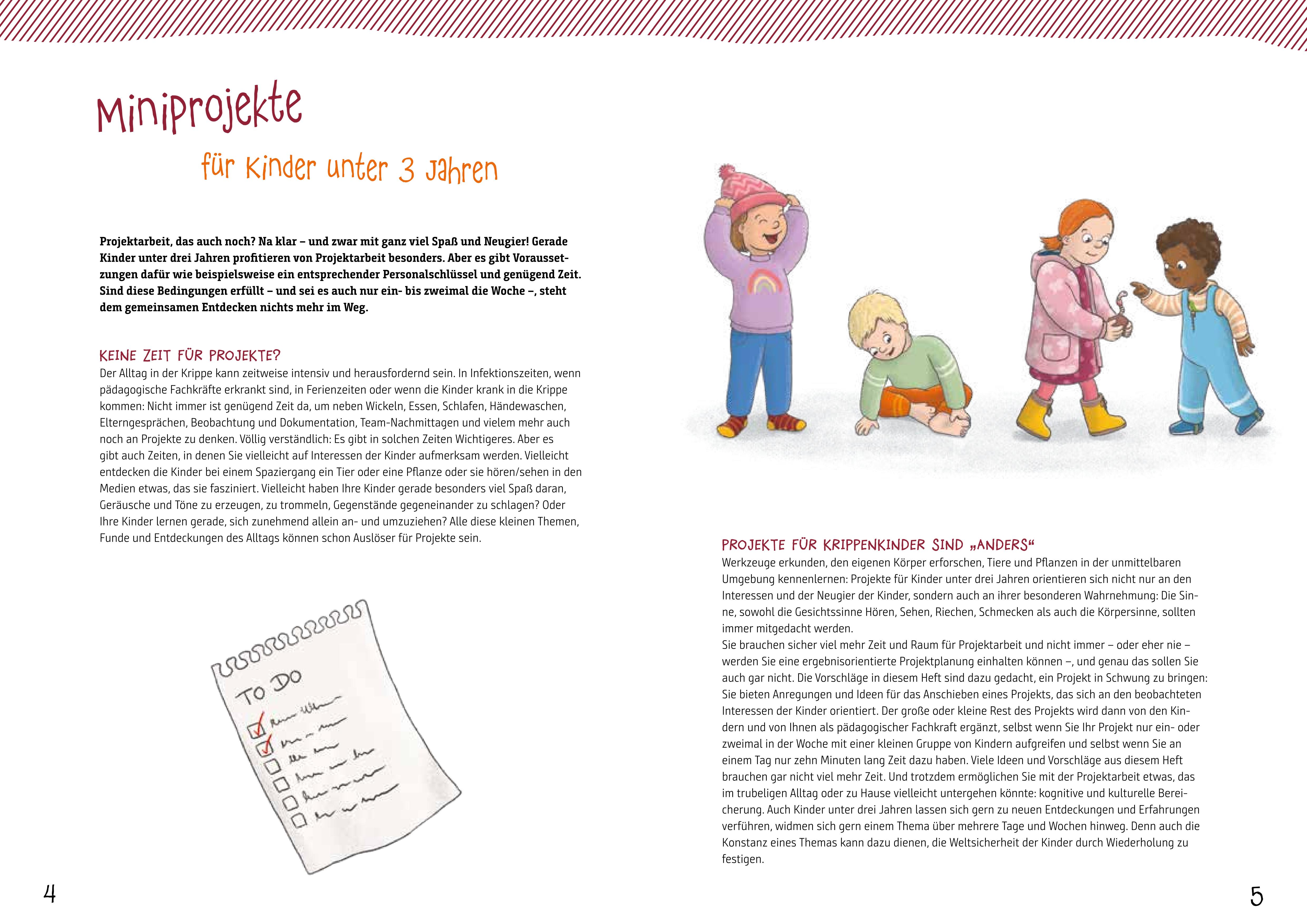 Beispielinhalt (Bild) Krippenkinder in Aktion - 10 tolle Mini-Projekte