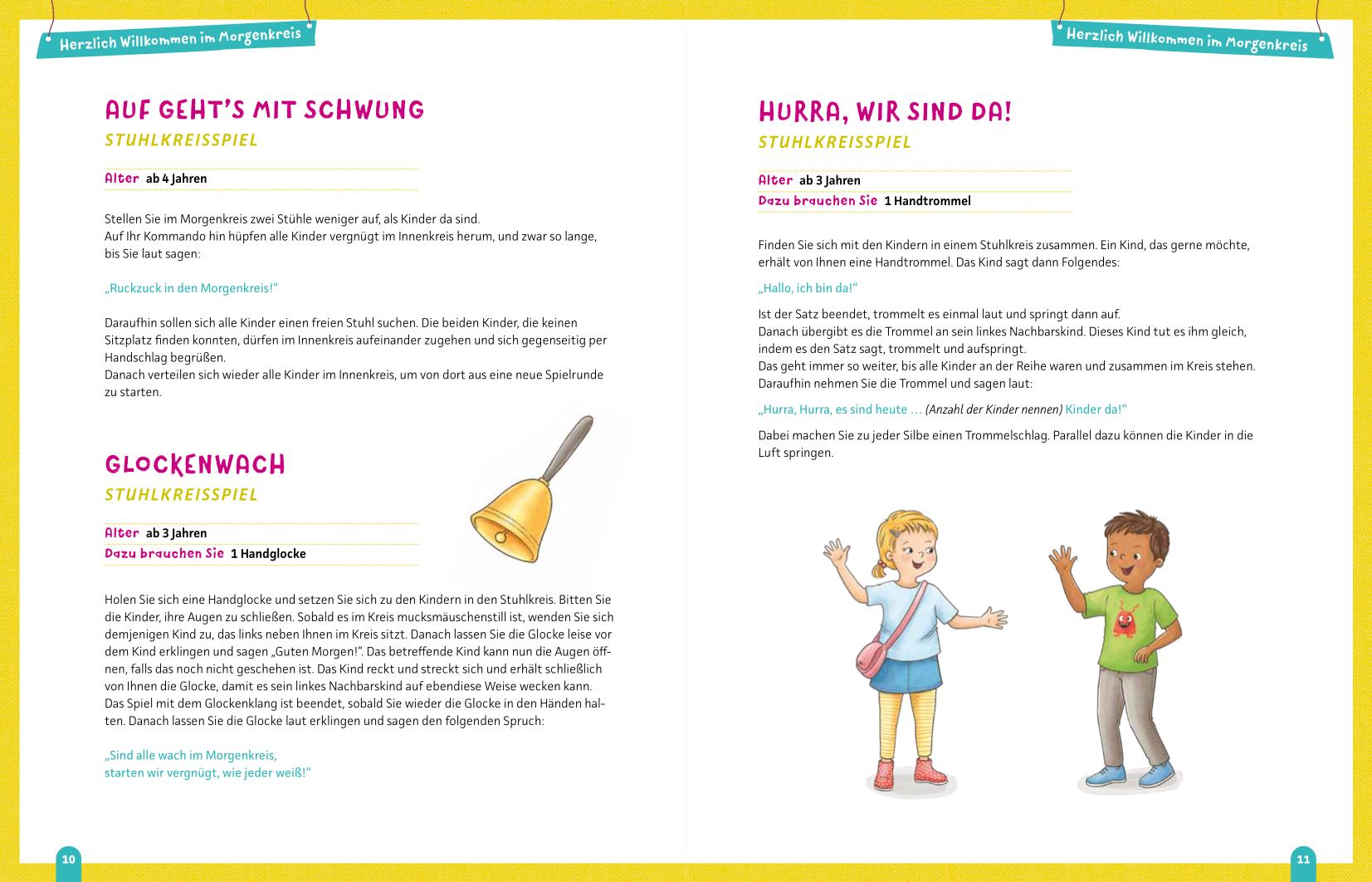 Beispielinhalt (Bild) Reimen, springen, Silben schwingen