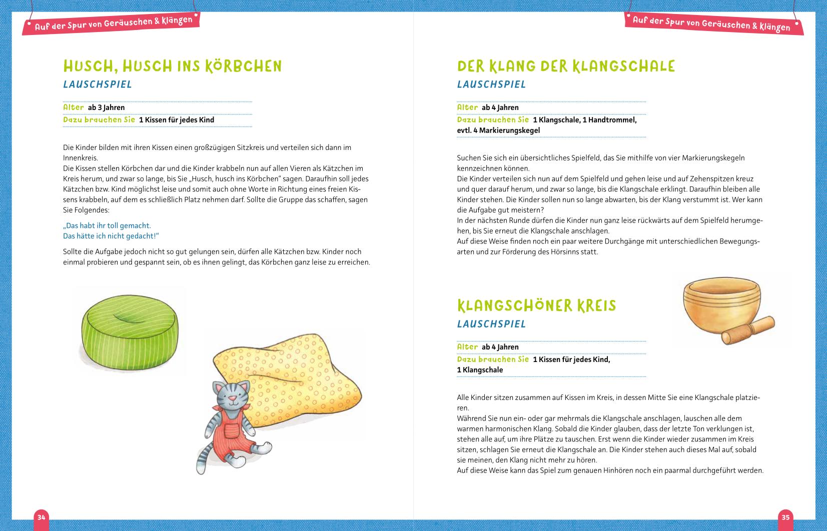 Beispielinhalt (Bild) Reimen, springen, Silben schwingen