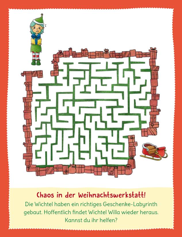 Beispielinhalt (Bild) Mein großer Rätselblock Weihnachten