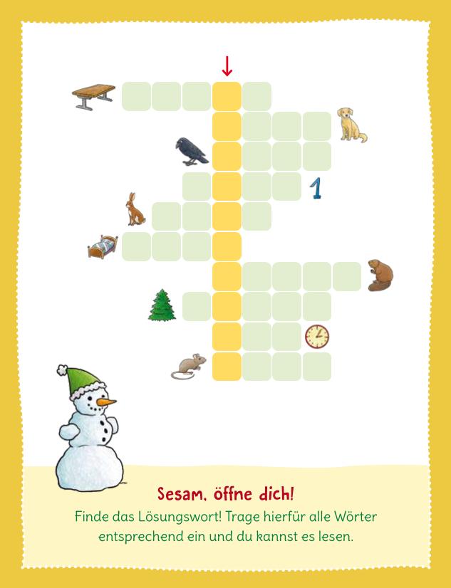 Beispielinhalt (Bild) Mein großer Rätselblock Weihnachten