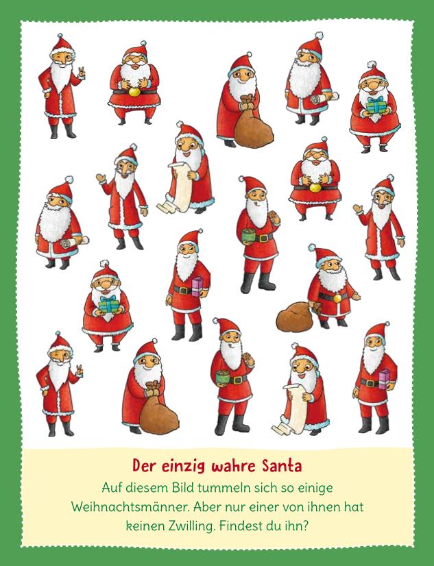 Beispielinhalt (Bild) Mein großer Rätselblock Weihnachten