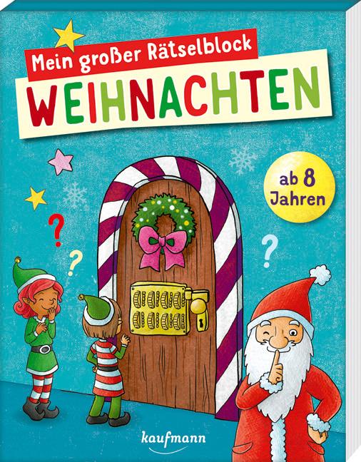 Vorderes Coverbild Mein großer Rätselblock Weihnachten