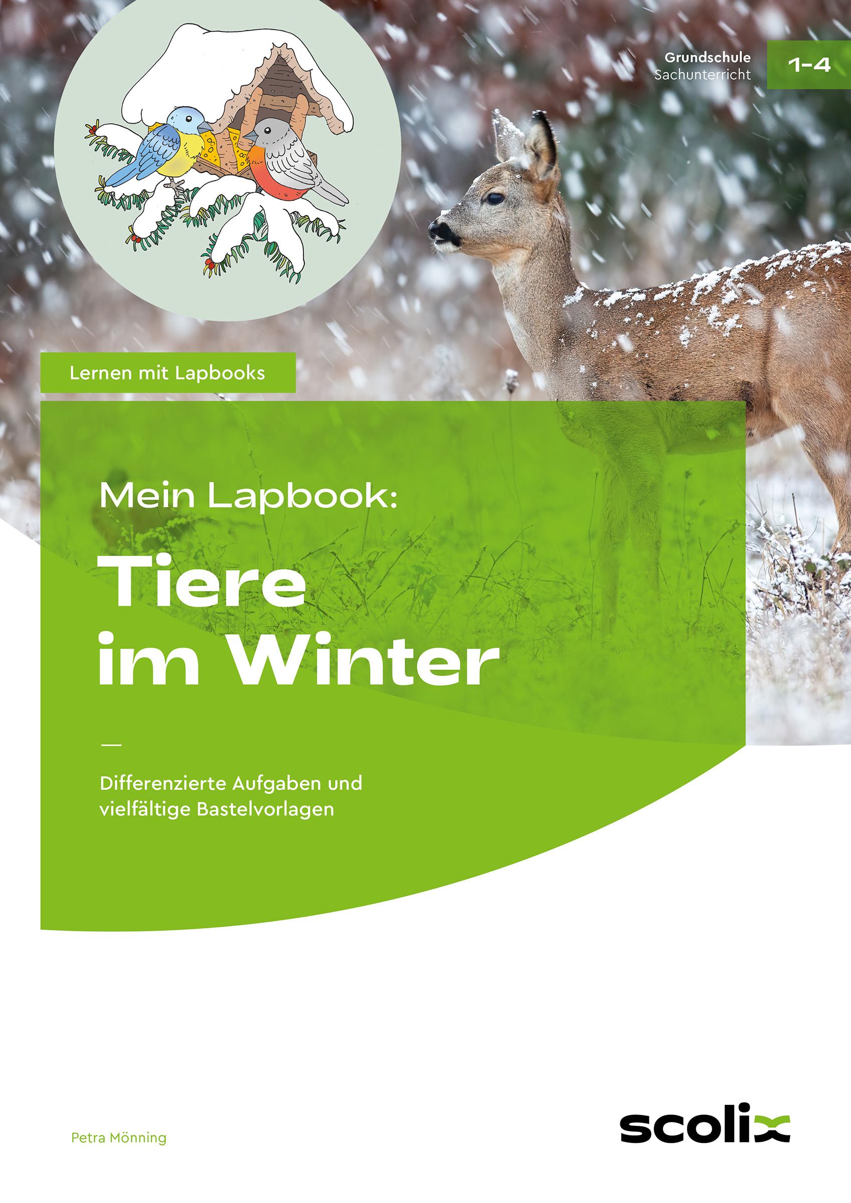 Vorderes Coverbild Mein Lapbook: Tiere im Winter
