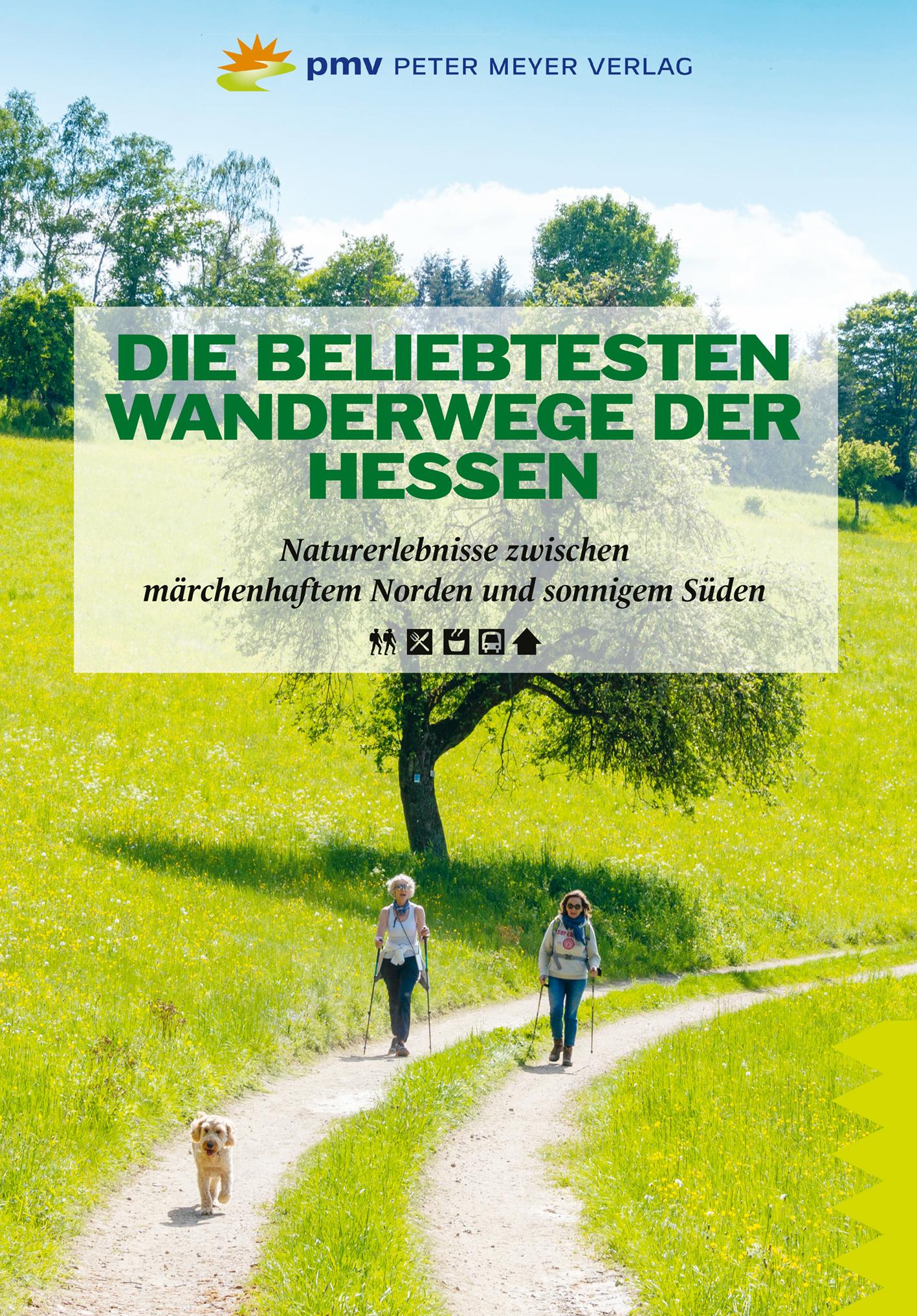 Vorderes Coverbild Die beliebtesten Wanderwege der Hessen