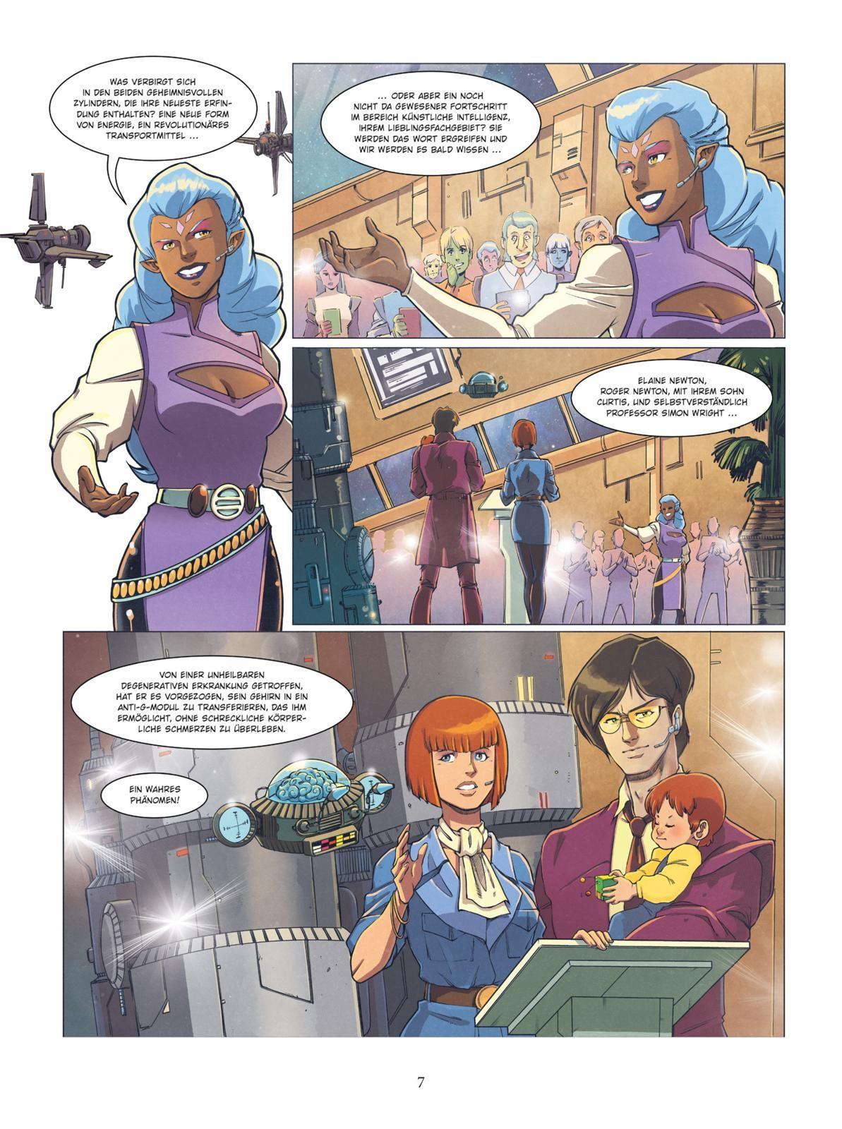 Beispielinhalt (Bild) Captain Future