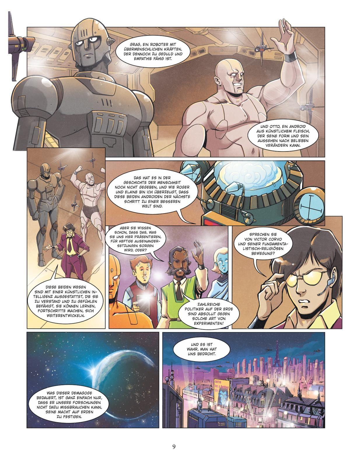 Beispielinhalt (Bild) Captain Future