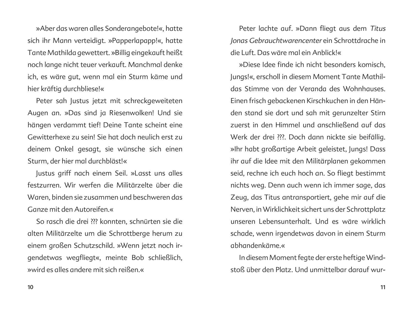 Beispielinhalt (Bild) Die drei ??? Kids: Der goldene Drache