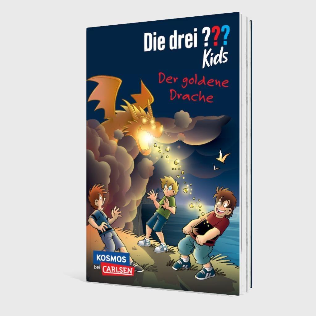 Beispielinhalt (Bild) Die drei ??? Kids: Der goldene Drache