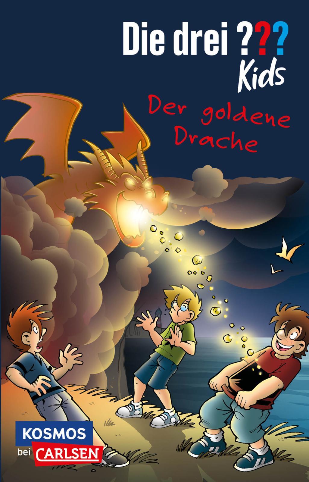 Vorderes Coverbild Die drei ??? Kids: Der goldene Drache