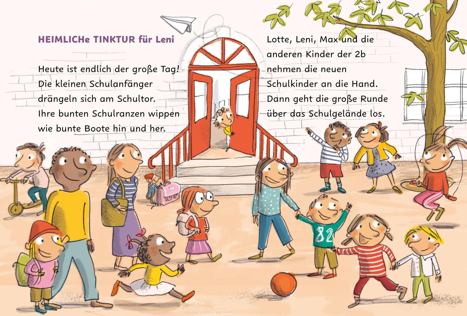 Beispielinhalt (Bild) Der kleine Herr Heimlich in der Schule