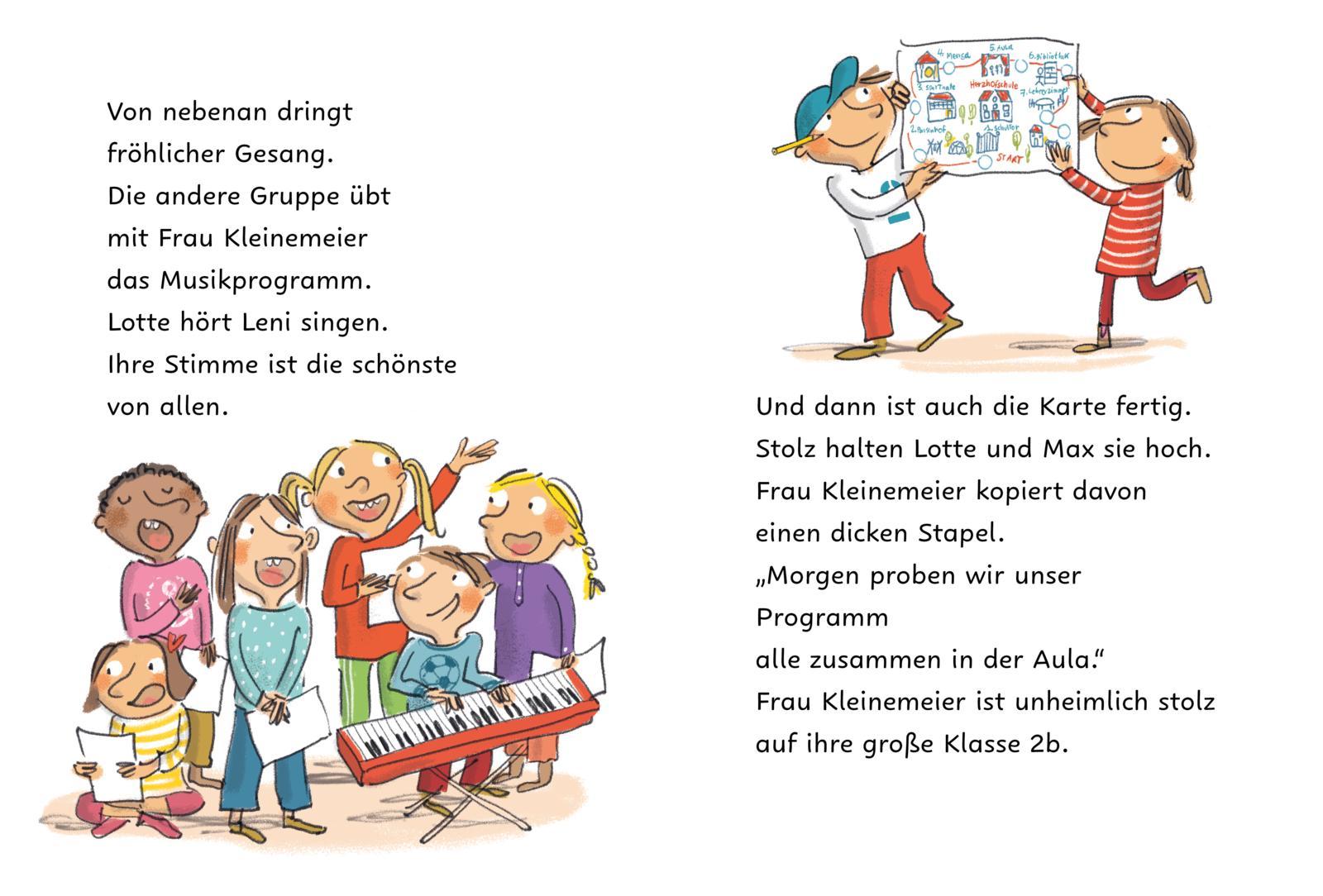 Beispielinhalt (Bild) Der kleine Herr Heimlich in der Schule