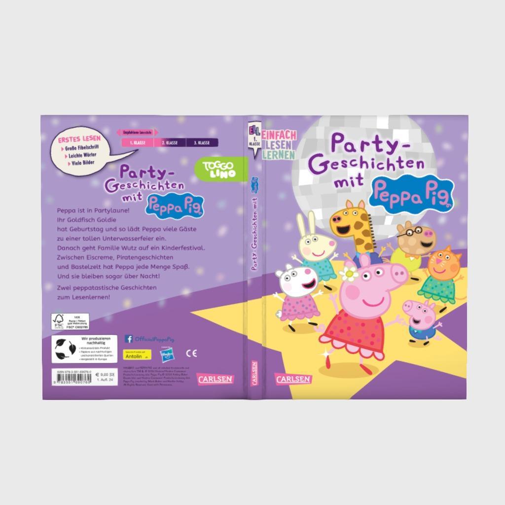 Beispielinhalt (Bild) Peppa Wutz: Party-Geschichten mit Peppa Pig