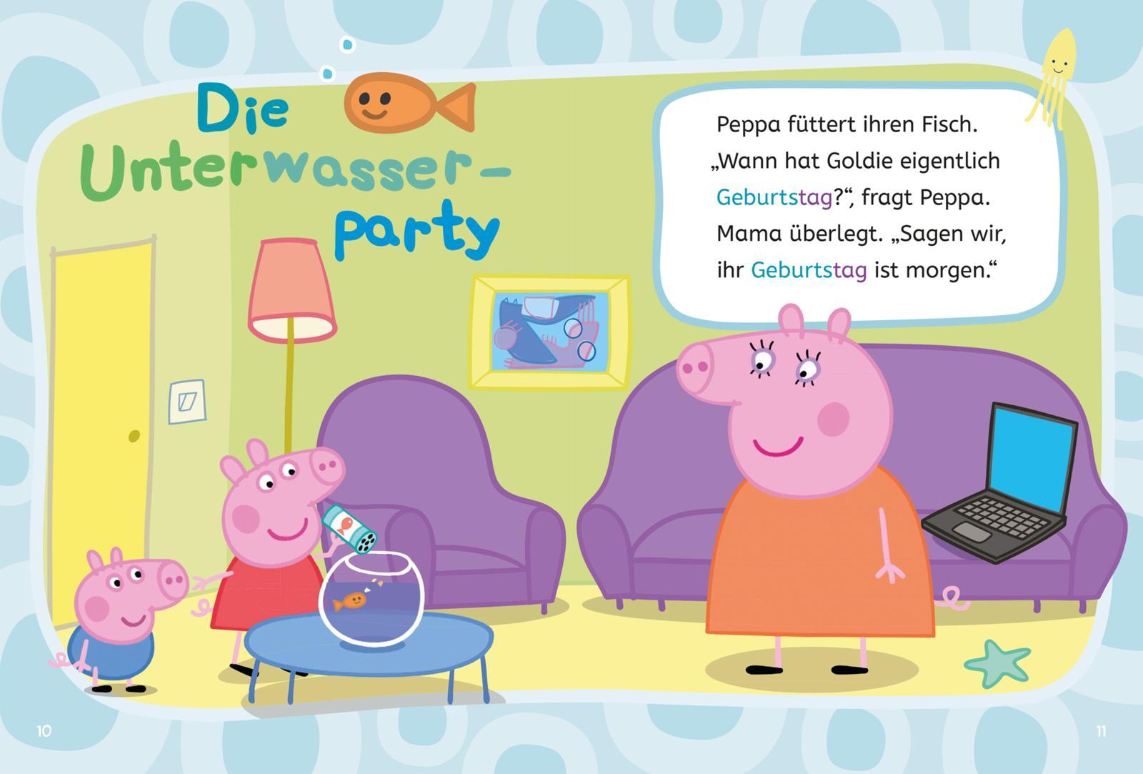 Beispielinhalt (Bild) Peppa Wutz: Party-Geschichten mit Peppa Pig