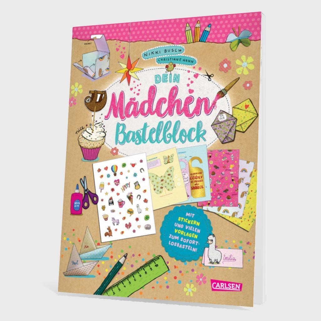Beispielinhalt (Bild) Dein Mädchen-Bastelblock
