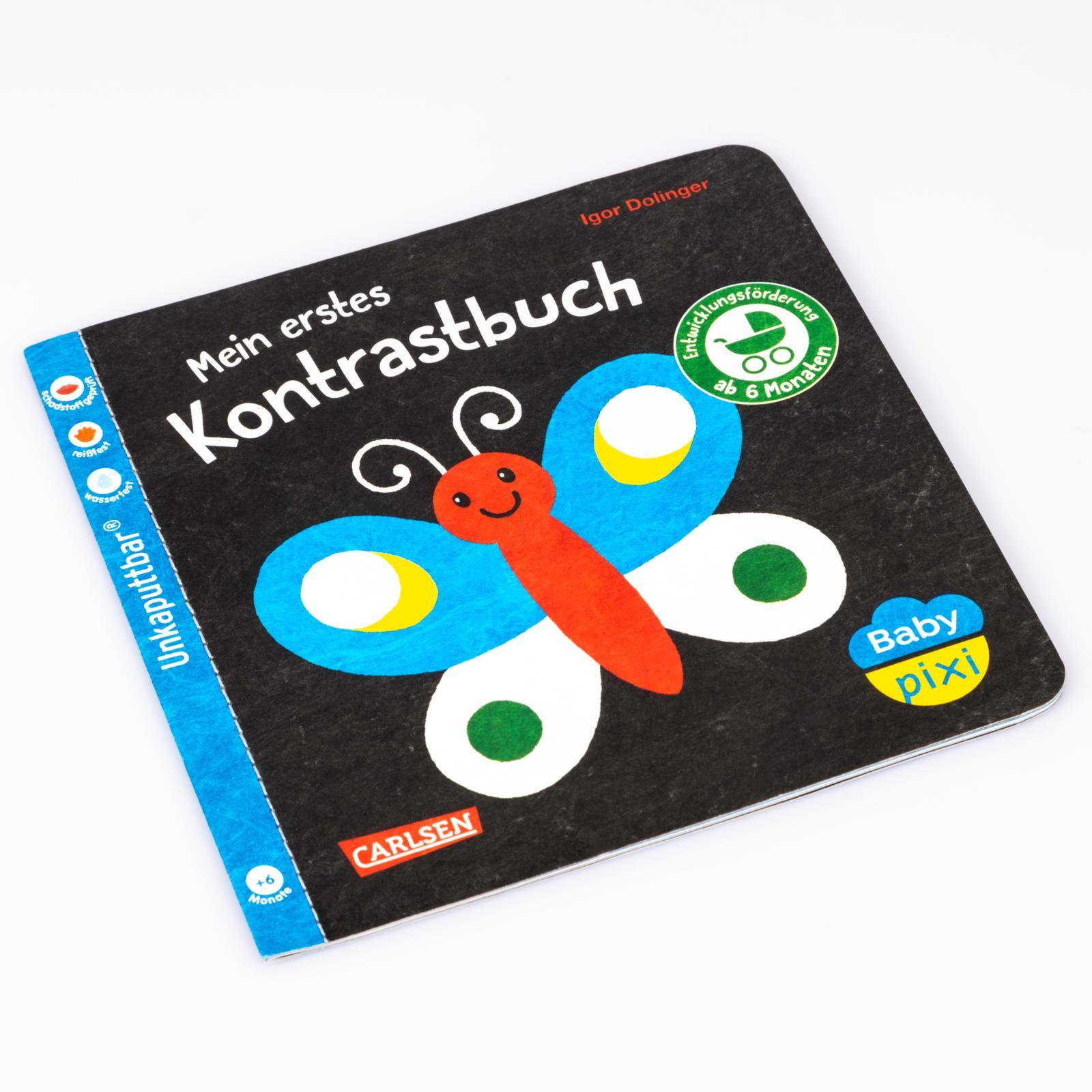 Beispielinhalt (Bild) Baby Pixi (unkaputtbar) 157: Mein erstes Kontrastbuch ab 6 Monaten