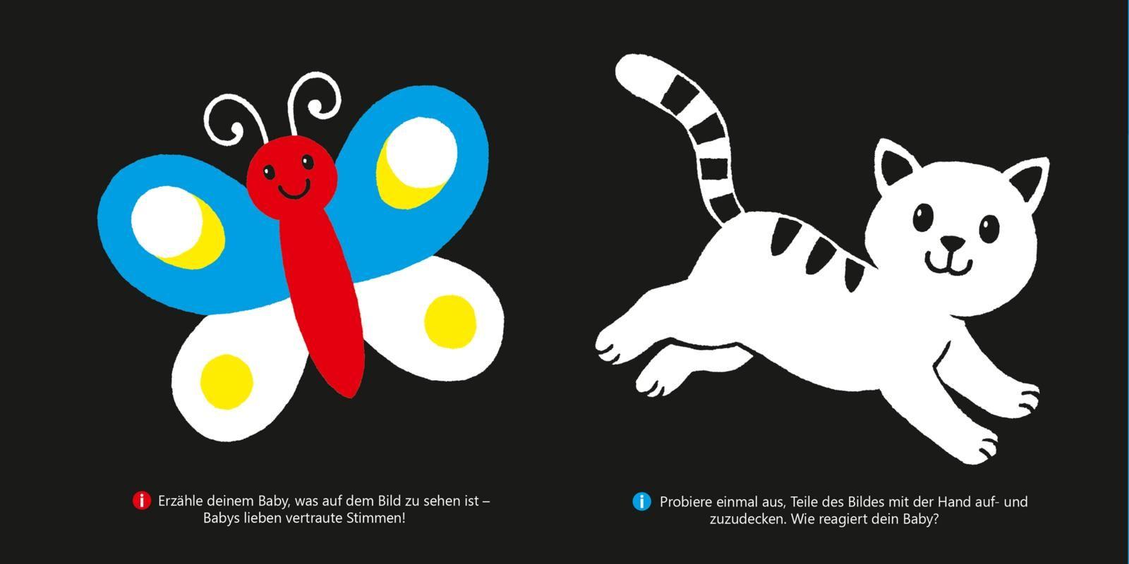 Beispielinhalt (Bild) Baby Pixi (unkaputtbar) 157: Mein erstes Kontrastbuch ab 6 Monaten