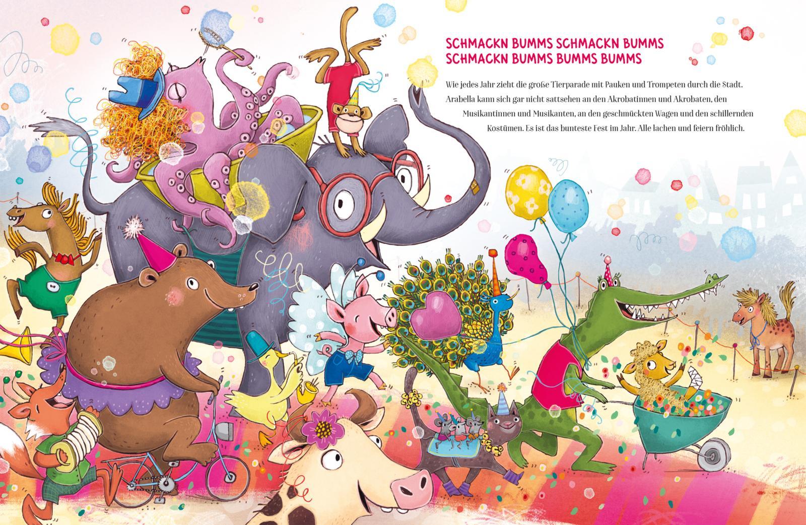 Beispielinhalt (Bild) Arabella will Trompete spielen