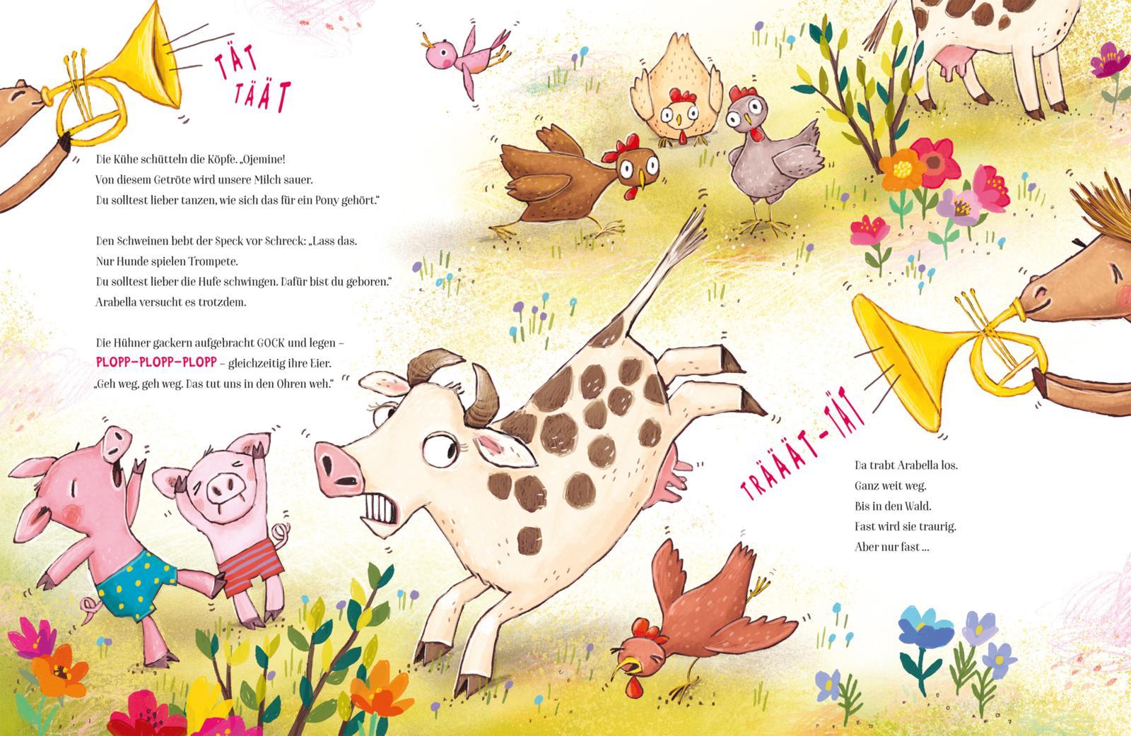 Beispielinhalt (Bild) Arabella will Trompete spielen