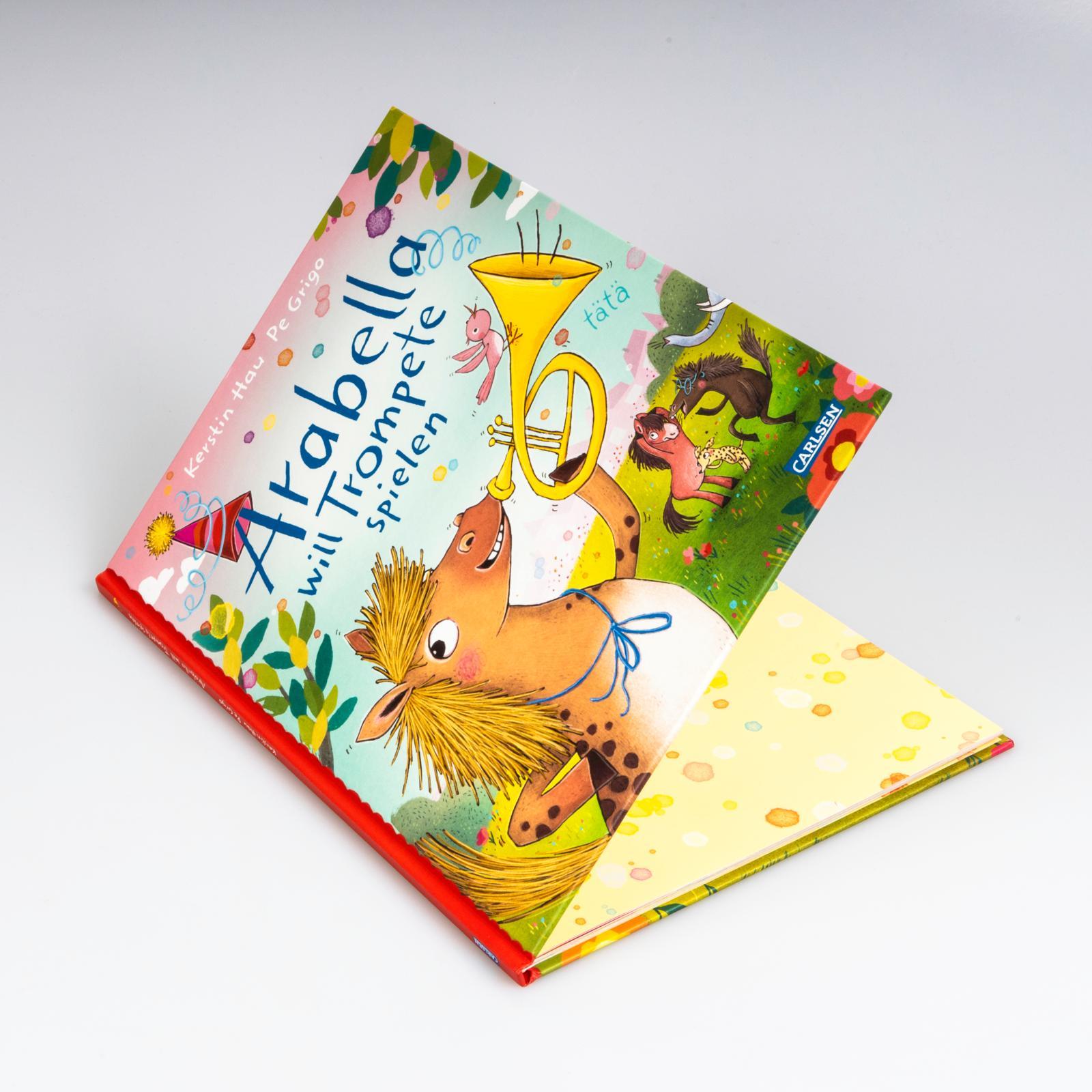 Beispielinhalt (Bild) Arabella will Trompete spielen