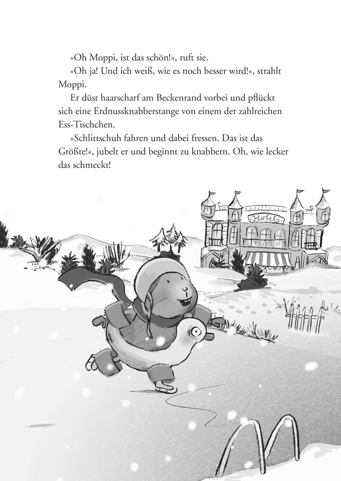 Beispielinhalt (Bild) Moppi und Möhre - Weihnachten im Meerschweinchenhotel