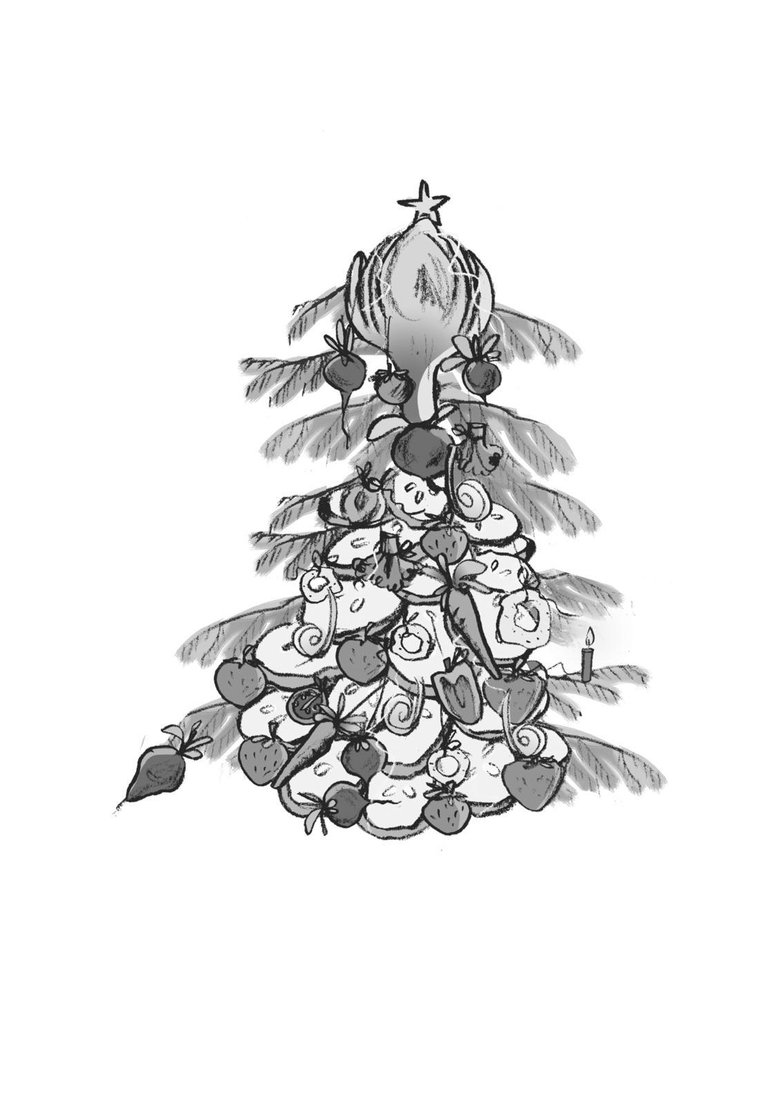 Beispielinhalt (Bild) Moppi und Möhre - Weihnachten im Meerschweinchenhotel