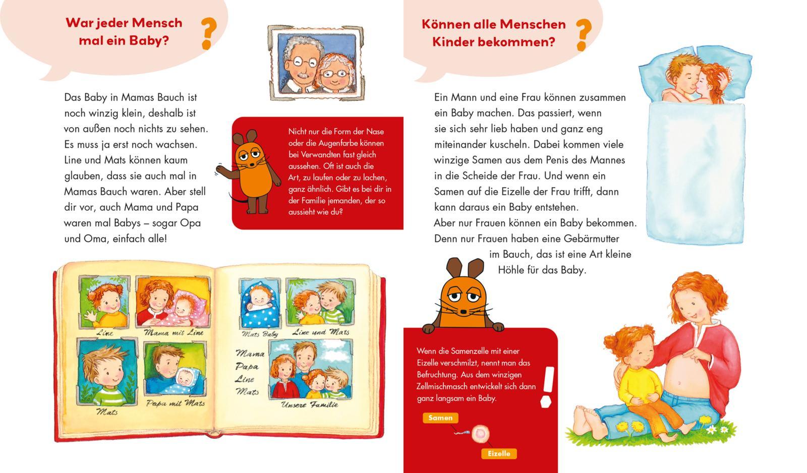 Beispielinhalt (Bild) Unkaputtbar: Frag doch mal die Maus: Wir bekommen ein Baby