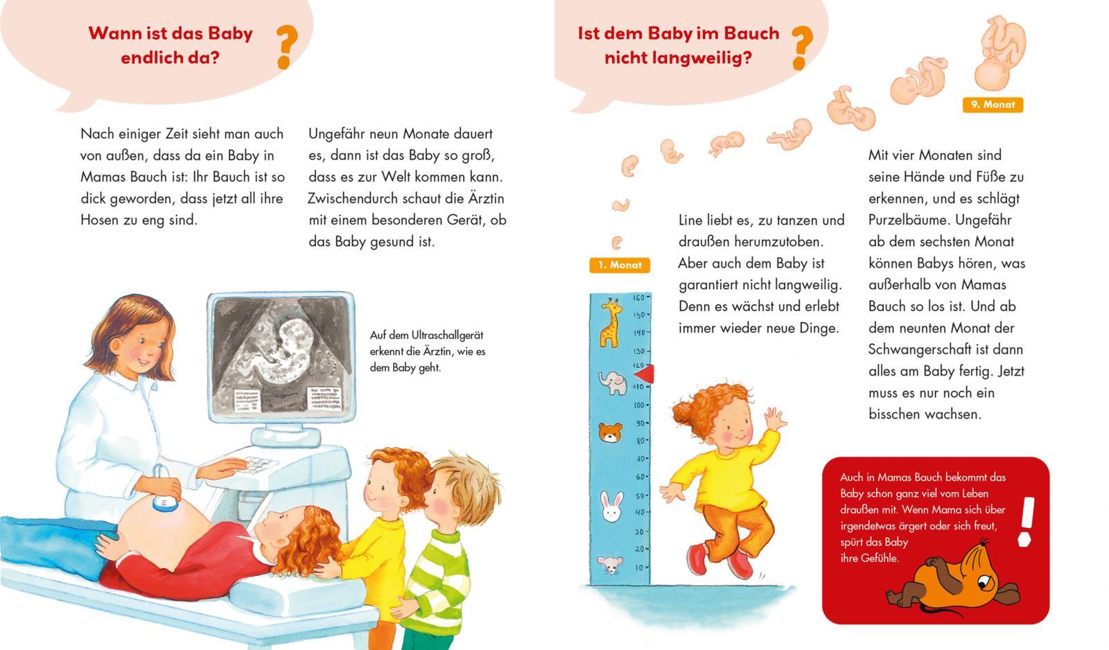 Beispielinhalt (Bild) Unkaputtbar: Frag doch mal die Maus: Wir bekommen ein Baby