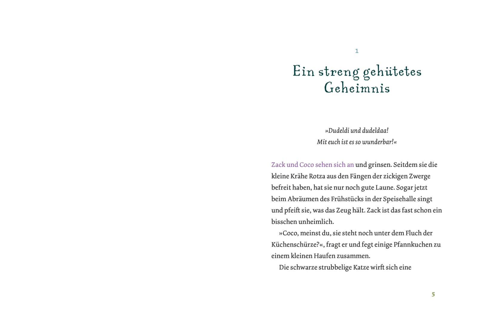 Beispielinhalt (Bild) Coco und Zack: Hexentiere in Gefahr