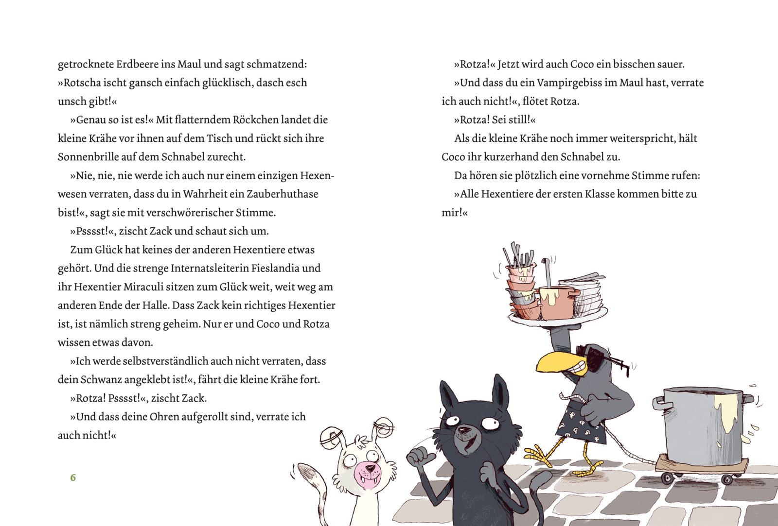 Beispielinhalt (Bild) Coco und Zack: Hexentiere in Gefahr