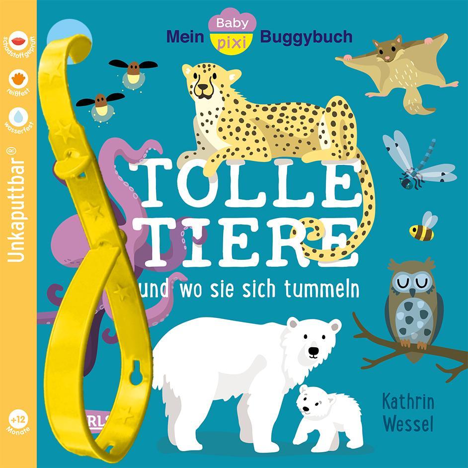 Vorderes Coverbild Baby Pixi (unkaputtbar) 154: Mein Baby-Pixi-Buggybuch: Tolle Tiere