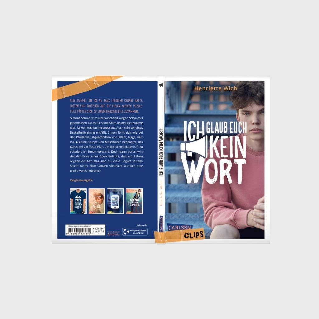 Beispielinhalt (Bild) Carlsen Clips: Ich glaub euch kein Wort