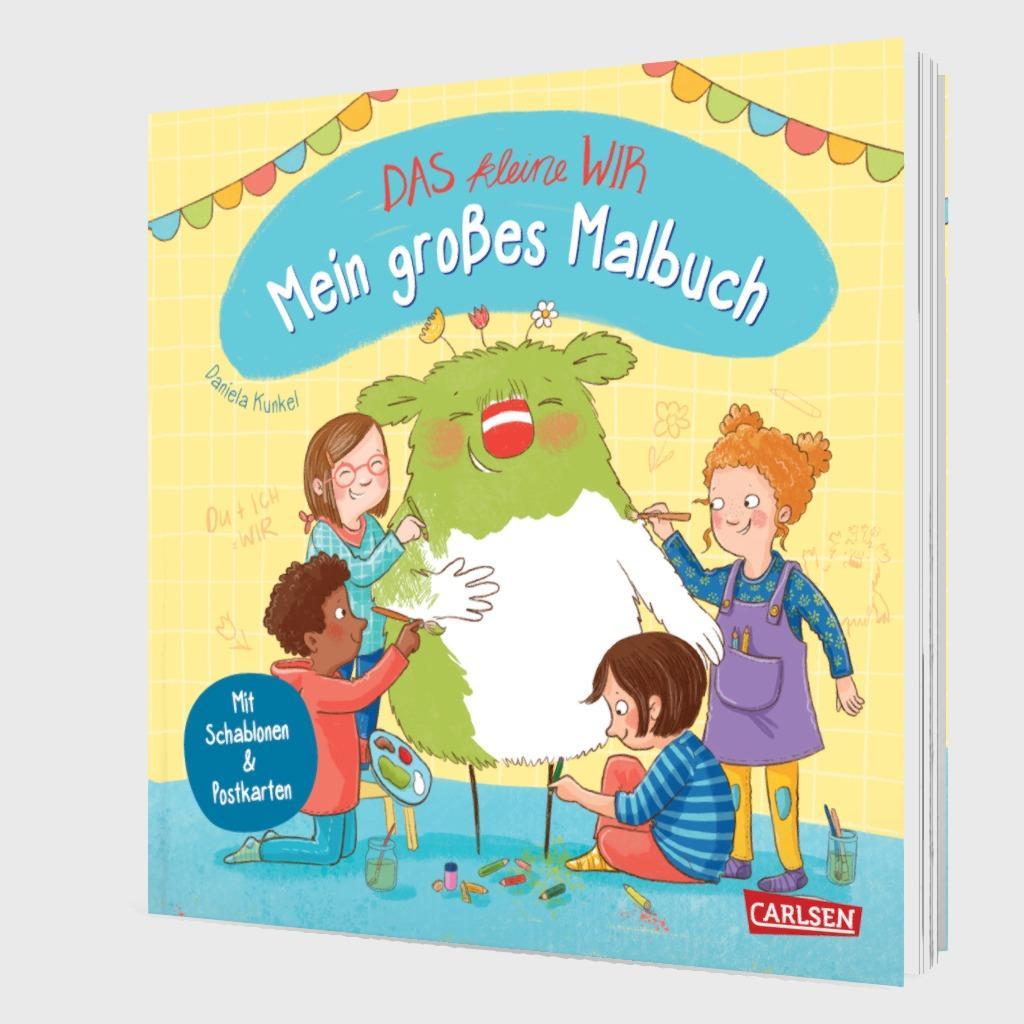 Beispielinhalt (Bild) Das kleine WIR: Mein großes Malbuch