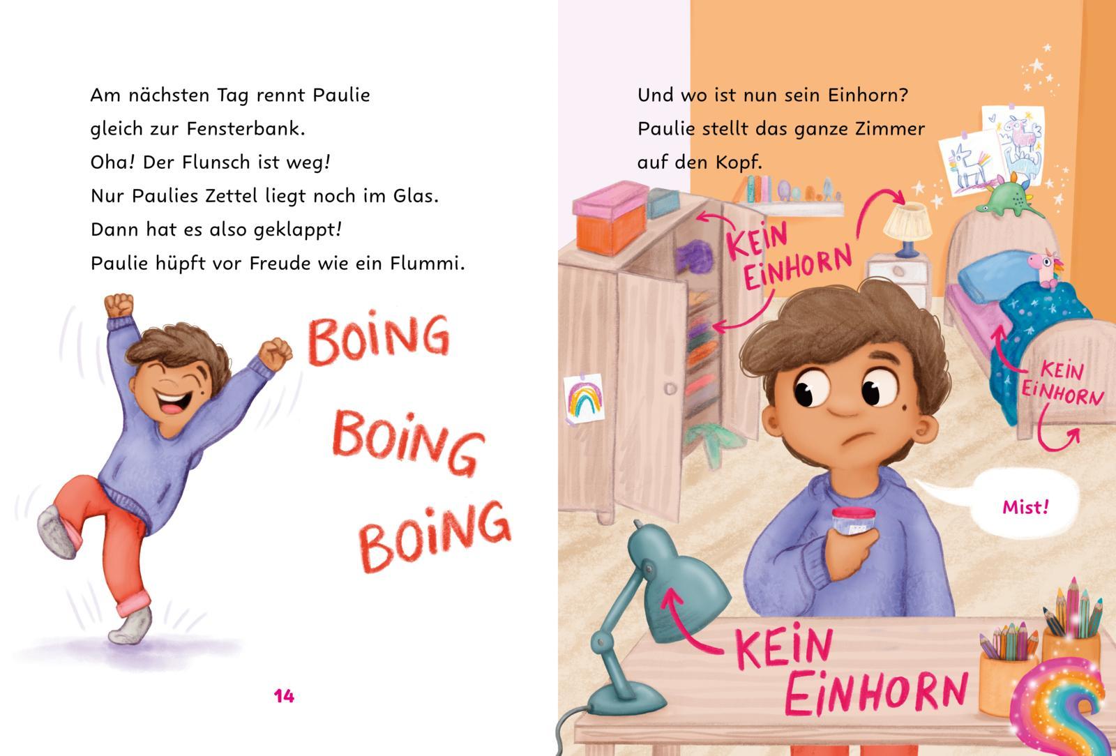 Beispielinhalt (Bild) Ein Einhörnchen für Paulie