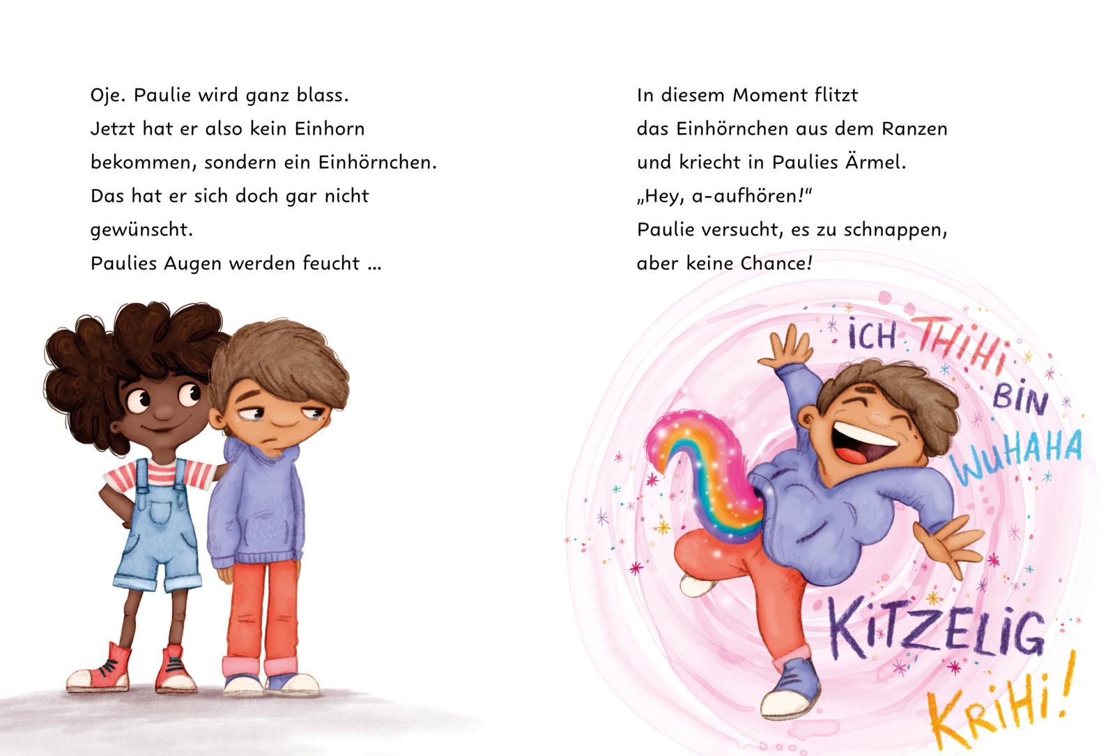 Beispielinhalt (Bild) Ein Einhörnchen für Paulie